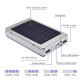 Power Bank 50000 mAh Повербанк із сонячною батареєю Led панеллю і ліхтарем має два USB-виходи