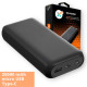 Універсальна швидка мобільна батарея Power Bank DX382 20000mAh Зовнішній акумулятор чорного кольору