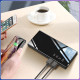 Power Bank 10000mAh із двома USB-виходами, LED-ліхтариком та LCD-дисплеєм 1012
