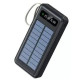 Power Bank Solar Smart 1015 зарядний пристрій на сонячній батареї 10000mAh і Led індикаторами заряду