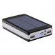 Power Bank із сонячною батареєю UN-3105 10000mAh SOLAR Мобільна зарядка для телефону з ліхтариком