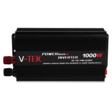 Автомобільний перетворювач напруги інвертор VTEK SSK-1000W 12/220В з активним охолодженням розеткою і USB