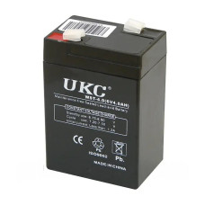 Акумулятор свинцево-кислотний UKC WST-4.0 6V 4Ah Акумуляторна батарея з герметичним корпусом