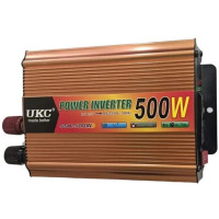 Перетворювач напруги Power Inverter UN-3052​​​​​​​ 500W 12V  Інвертор з активним охолодженням