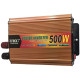 Перетворювач напруги Power Inverter UN-3052​​​​​​​ 500W 12V  Інвертор з активним охолодженням