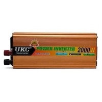 Перетворювач напруги UKC 2000W SSK AC-DC 24V Інвертор з активним охолодженням