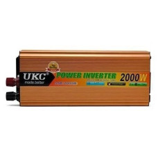 Перетворювач напруги UKC 2000W SSK AC-DC 24V Інвертор з активним охолодженням