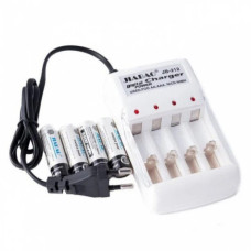 Комплект зарядний пристрій АА JIABAO JB-212 з 4 Акумуляторами Ni-MH AA 1.2V 2500mAh Ni-MH 1.2V 2500mAh
