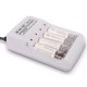 Комплект зарядний пристрій АА JIABAO JB-212 з 4 Акумуляторами Ni-MH AA 1.2V 2500mAh Ni-MH 1.2V 2500mAh