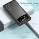 Портативний зарядний пристрій PowerBank на 30000mAh Remax YM-423 Зовнішній акумулятор високої ємності Чорний