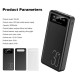 Портативний зарядний пристрій PowerBank на 30000mAh Remax YM-423 Зовнішній акумулятор високої ємності Чорний