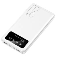 Портативний зарядний пристрій PowerBank на 30000mAh Remax YM-423 Зовнішній акумулятор високої ємності Білий