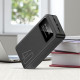 Портативний зарядний пристрій з подвійним виходом USB і ліхтариком Power Bank 40000мАч
