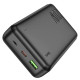 Портативний зарядний пристрій PowerBank на 20000 mAh Hoco J87A Зовнішній акумулятор високої ємності Чорний