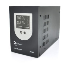 Джерело безперебійного живлення з правильною синусоїдою Ritar SK-800VA 500Вт 12В LCD-дисплей під зовнішню АКБ