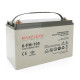 Акумулятор для ДБЖ AGM MAKELSAN 6-FM-100 12V на 100Ah Gray Case Q1 Акумуляторна батарея