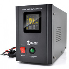 ДБЖ з правильною синусоїдою Europower PSW-EPB1500TW24 на 1050 Вт 10/20А під зовнішню АКБ 24В
