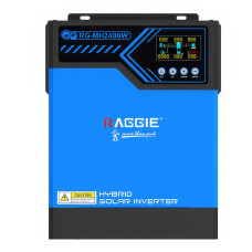 Інвертор із зарядним пристроєм для сонячних панелей Raggie RG-MH2400W 24V MPPT-80A