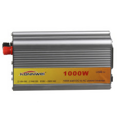 Перетворювач напруги інвертор Konnwei 1000W 12-220V Автомобільний перетворювач