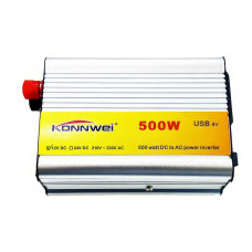 Перетворювач напруги інвертор Konnwei 500W 12-220V Автомобільний перетворювач