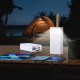 Повербанк з ремінцем, дисплеєм та LED лампою на 30000 mAh на Type-C, Micro-USB, 2 USB RPP-320 Білий