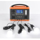 Портативна зарядна станція 300W 30Ah 2x220V/3xUSB із сонячною панеллю 60 W