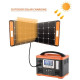 Портативна зарядна станція 300W 30Ah 2x220V/3xUSB із сонячною панеллю 60 W