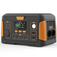 Портативна електростанція з виходами та розетками USB Type-C DC на 500 W та ліхтариком 140400мА·ч Wimpex WX1437