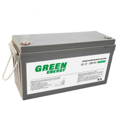 Акумулятор гелевий Green Energy 12V/200Ah для безперебійника Акумуляторна батарея з герметичним корпусом