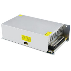 Імпульсний блок живлення з активним охолодженням METAL 12V 50A Стабілізований імпульсний адаптер