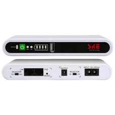 Портативне джерело безперебійного живлення для роутера на 8800 mAh SKE POE-532E UPS 17 Вт для роутера WiFi