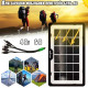 Сонячна панель з універсальним зарядним кабелем Cclamp CL-639 Solar 4W 6V Портативна сонячна панель