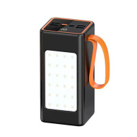 Потужний Power Bank Bilitong S-02 на 40000 mah 21A з ліхтариком та швидкою зарядкою 4хUSB Micro Type-C