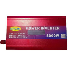 Перетворювач напруги інвертор з дисплеєм LCD SMART 5000W з 12-24 на 220V Автомобільний перетворювач