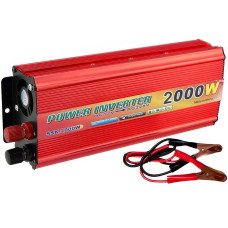 Перетворювач напруги Power Inverter UN-3057 2000W 12V Інвертор з активним охолодженням