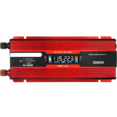 Перетворювач напруги Power Inverter KC-2000D 2000W 12V Інвертор з активним охолодженням та дисплеєм