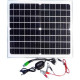 Сонячна панель із USB виходом CcLamp CL-1825 Solar 20W Портативна сонячна панель