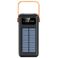 Портативний зарядний пристрій із сонячною панеллю Power Bank YM-638 CX Зовнішній акумулятор на 100 000 mAh