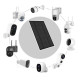Портативна сонячна панель із водонепроникним USB-портом HA-51 5 V 5 W
