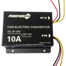 Перетворювач напруги інвертор PowerOne Plus DC-DC 24v-12v 10A Автомобільний перетворювач