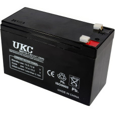Гелевий акумулятор із герметичним корпусом BATTERY 12V 7.2A UKC Чорний Гелевий акумулятор резервного живлення