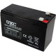 Гелевий акумулятор із герметичним корпусом BATTERY 12V 7.2A UKC Чорний Гелевий акумулятор резервного живлення