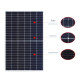 Високопродуктивна сонячна панель SOLAR PANEL 50W 18V Монокристалічна сонячна батарея