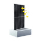 Високопродуктивна сонячна панель SOLAR PANEL 100W 18V Монокристалічна сонячна батарея