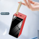Портативний зарядний пристрій з ліхтариком та дисплеєм YM-420S Червоний Power Bank на 50 000 mAh