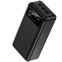 Портативний зарядний пристрій з ліхтариком та дисплеєм YM-500 Чорний Power Bank на 50 000 mAh