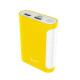Портативний зарядний пристрій Power Bank GOLF 12000 mAh Зовнішній акумулятор у стильному жовтому кольорі