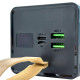 Портативний зарядний пристрій Power Bank із ліхтариком дисплеєм та швидкою зарядкою TUGII-Y55 50000 mAh Чорний