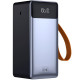 Портативний зарядний пристрій Power Bank з дисплеєм та швидкою зарядкою KP KPG-507 50000 mAh Сірий
