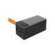 Портативний зарядний пристрій Power Bank з дисплеєм та швидкою зарядкою KP KPG-507 50000 mAh Сірий